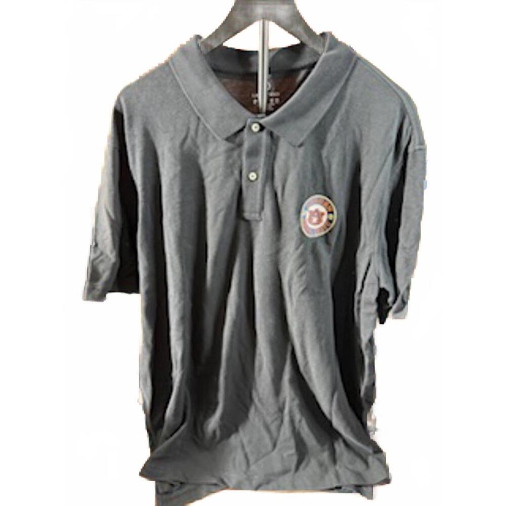 Lands End Auburn‎ Naval ROTC Men's Navy Blue Polo Shirt XXL
